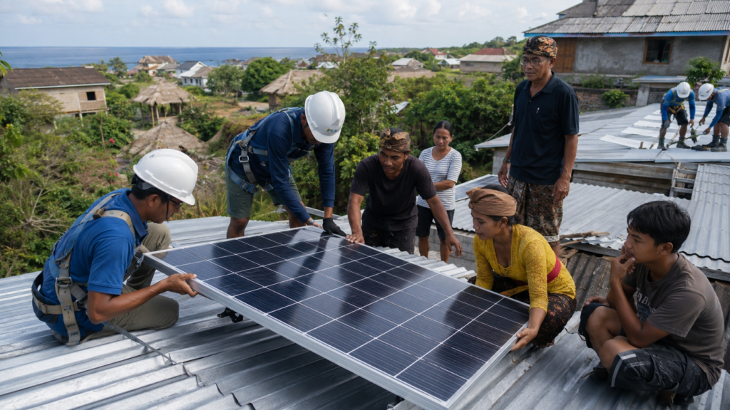 Nusa Penida Menuju Pulau 100 Persen Energi Bersih 2030